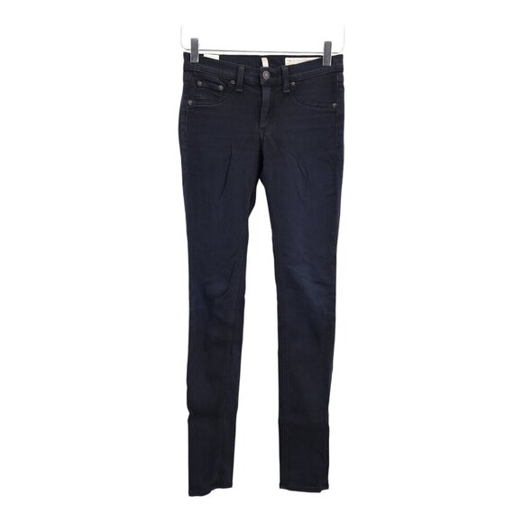 Rag & Bone Legging Skinny Leg Womens Jeans Black Size 24 Denim Pockets Stretchy - Picture 2 of 10